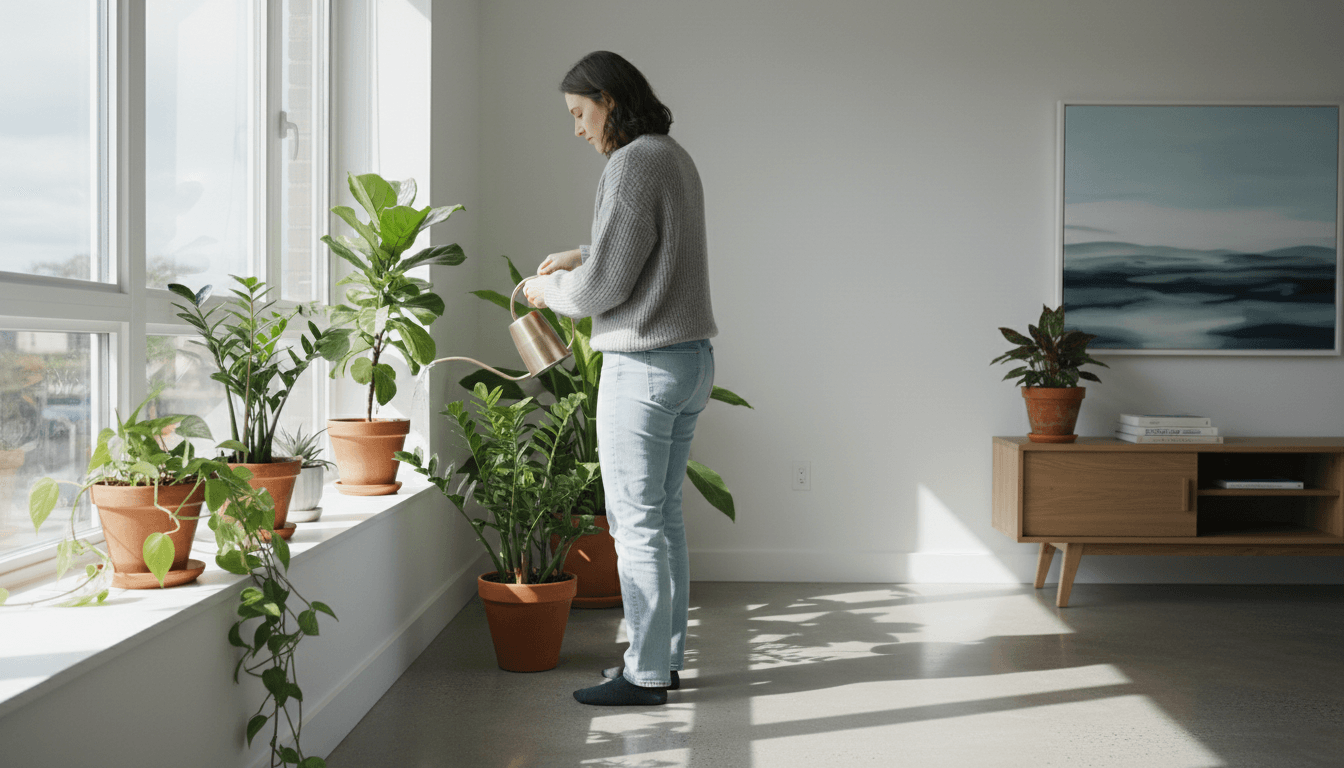 Indoor plant check